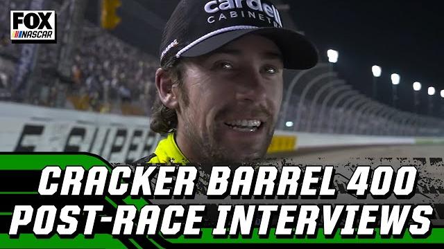 Ryan blaney, joey logano, and more post-race interviews from cracker barrel 400 | nascar on fox Ryan blaney, joey logano, and more post-race interviews from cracker barrel 400 | nascar on fox