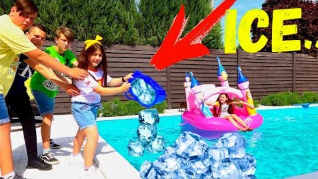 Swimming pool battle!!! who will be first? Swimming pool battle!!! who will be first?