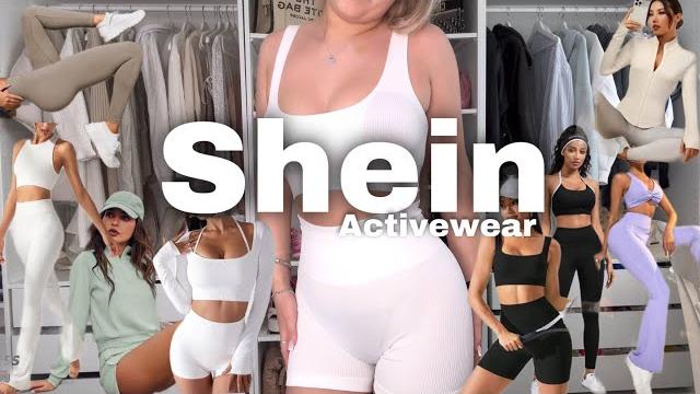 Shein activewear haul | try on Shein activewear haul | try on