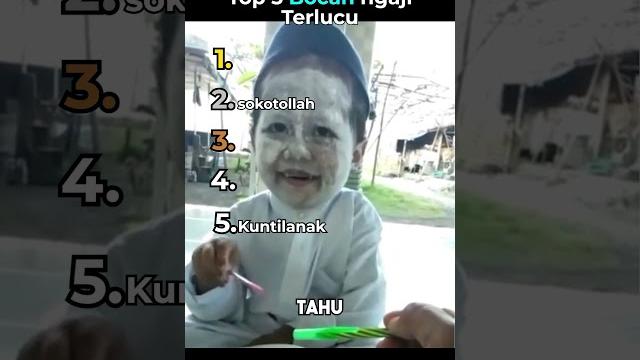 Top 5 bocah ngaji terlucu Top 5 bocah ngaji terlucu