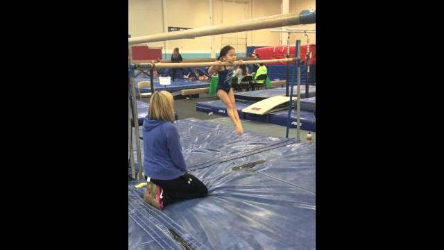 Gymnastics level 1 bar routine Gymnastics level 1 bar routine