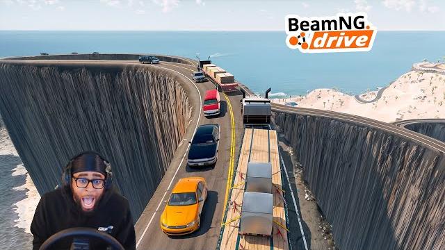 Driving huge trucks on insanely tight roads lmaooo Driving huge trucks on insanely tight roads lmaooo