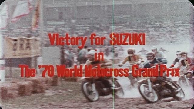 Suzuki 1970 grand prix motocross season film (rare) Suzuki 1970 grand prix motocross season film (rare)