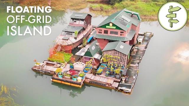 17 years living off-grid on a self-built island homestead - built with salvaged materials 17 years living off-grid on a self-built island homestead - built with salvaged materials