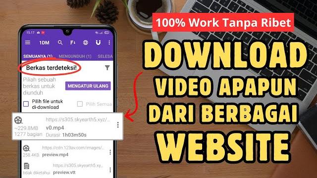 Cara download video dari berbagai website Cara download video dari berbagai website