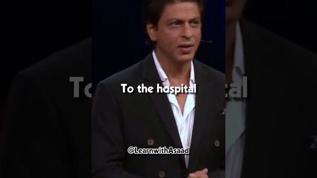 Shahrukh khan telling the story about his father's death Shahrukh khan telling the story about his father's death