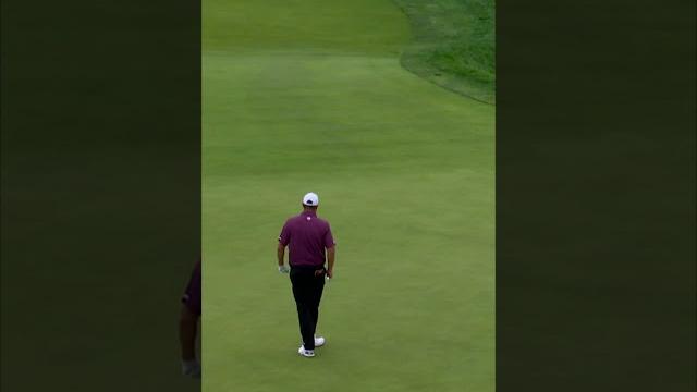 Long putt? no problem for tony finau Long putt? no problem for tony finau