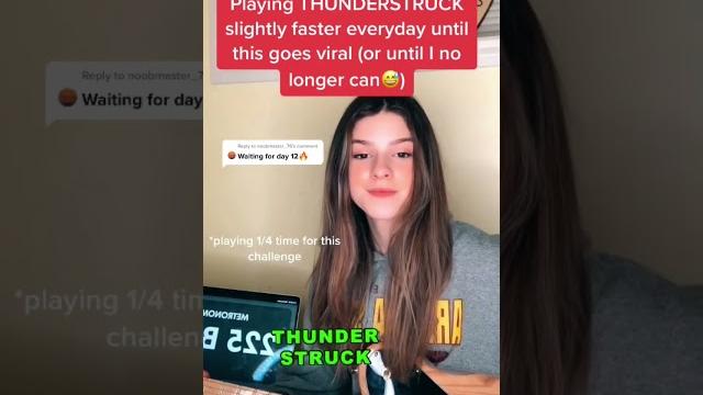 Playing thunderstruck faster everyday till this goes viral- day 12 #shorts #telecaster #fender #acdc Playing thunderstruck faster everyday till this goes viral- day 12 #shorts #telecaster #fender #acdc