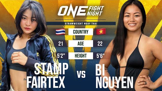 The sound of those shots stamp fairtex vs. bi nguyen full fight The sound of those shots stamp fairtex vs. bi nguyen full fight