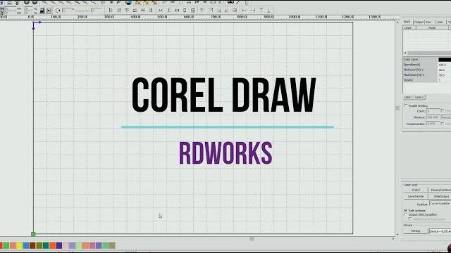 Coreldraw + rdworks работа на лазерном станке Coreldraw + rdworks работа на лазерном станке