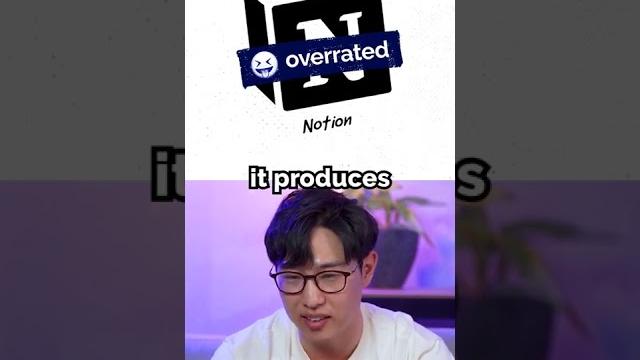 Notion is... overrated? Notion is... overrated?