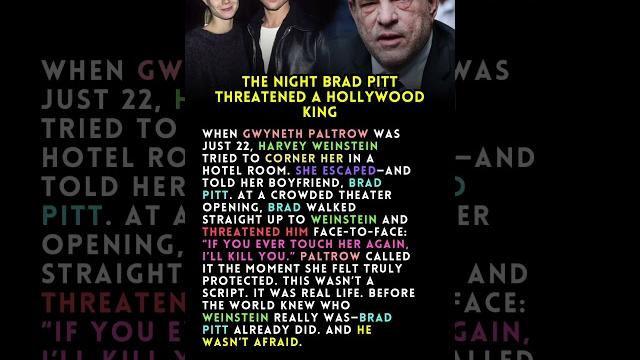 The night brad pitt threatened a hollywood king The night brad pitt threatened a hollywood king