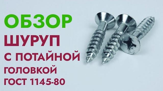 Шуруп с потайной головкой | обзор Шуруп с потайной головкой | обзор