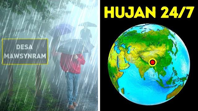Di desa india misterius ini, hujan tidak pernah reda Di desa india misterius ini, hujan tidak pernah reda