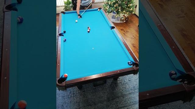 #pool trickshot # ball escape nipple to corner #pool trickshot # ball escape nipple to corner