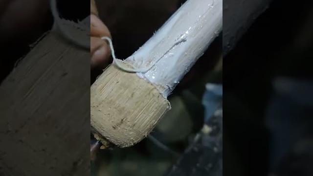 How to threading cricket bat handle #shorts How to threading cricket bat handle #shorts