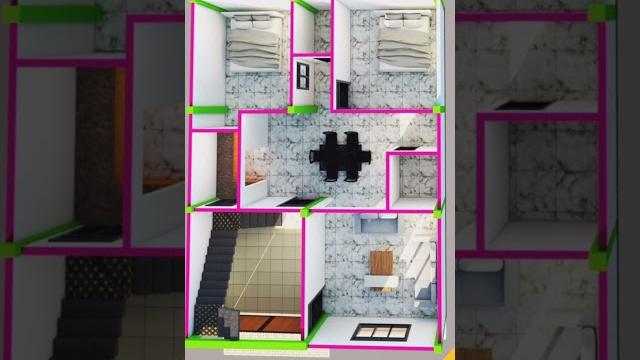 3d house plan 25x40 3d house plan 25x40