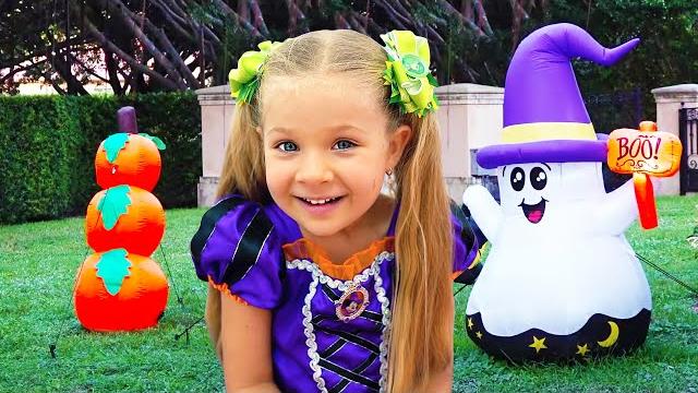Diana and roma funny halloween stories for kids Diana and roma funny halloween stories for kids