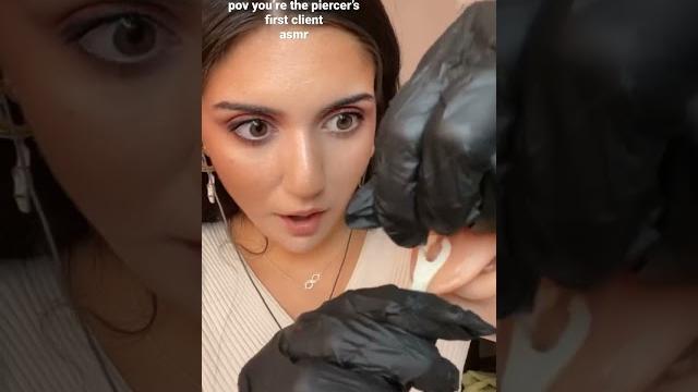 Pov your first tongue piercing asmr #asmr #shorts #shortsvideo Pov your first tongue piercing asmr #asmr #shorts #shortsvideo