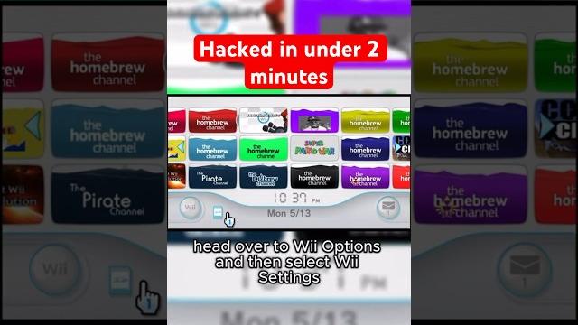 How to hack your wii in 2 minutes #wii #tutorial #shorts How to hack your wii in 2 minutes #wii #tutorial #shorts