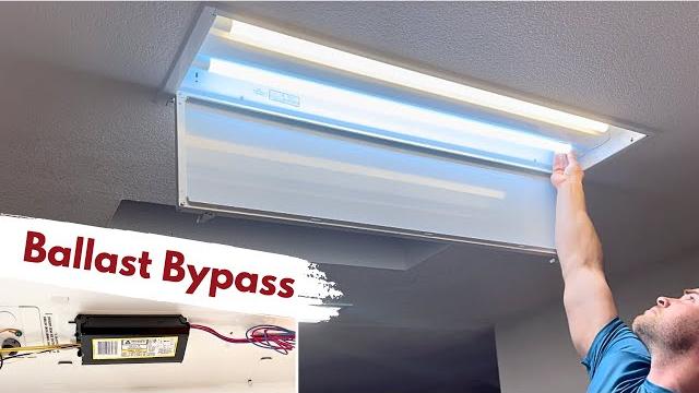 Convert fluorescent tube lights to led - easy ballast bypass instructional | builds by maz Convert fluorescent tube lights to led - easy ballast bypass instructional | builds by maz