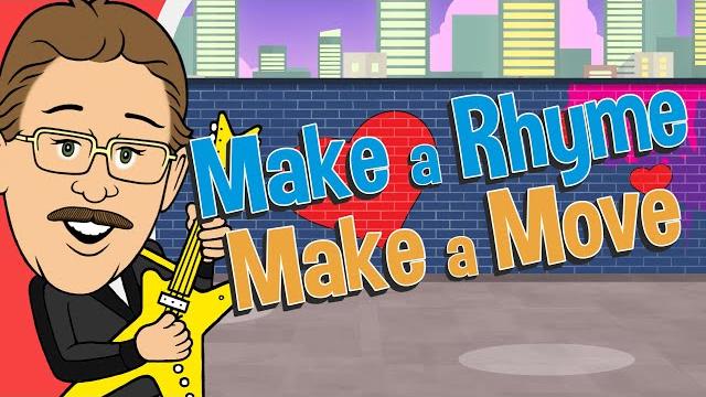 Make a rhyme, make a move | rhyming words | jack hartmann Make a rhyme, make a move | rhyming words | jack hartmann
