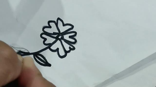 Line art blossom – a minimalist floral expression ️ Line art blossom – a minimalist floral expression ️