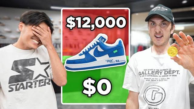 Buying expensive sneakers only with coinflips! Buying expensive sneakers only with coinflips!