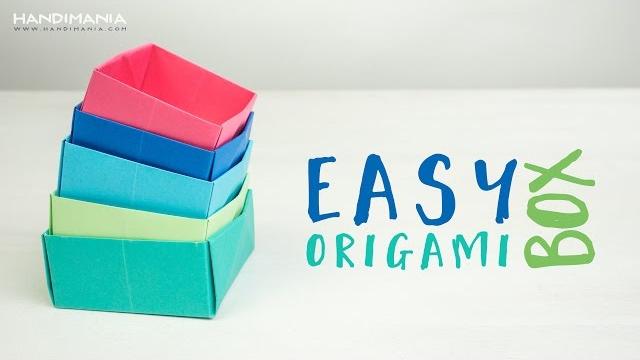 Easy origami box Easy origami box