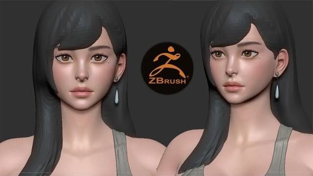 【zbrush雕刻】最终幻想蒂法胸像教学,3d区不能失去蒂法! 【zbrush雕刻】最终幻想蒂法胸像教学,3d区不能失去蒂法!