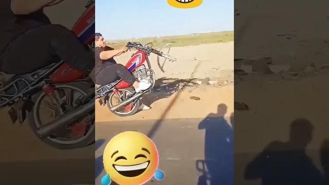 One wheeling accident ️️ #shorts One wheeling accident ️️ #shorts