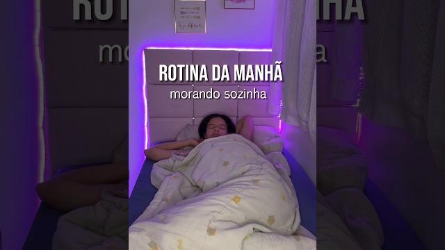 Rotina da manhã morando sozinha ️ Rotina da manhã morando sozinha ️