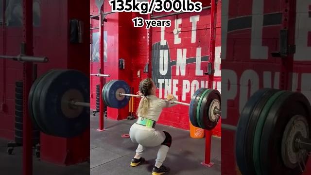 135kg/300lbs new pr at 13y! 135kg/300lbs new pr at 13y!