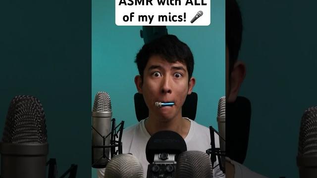 Asmr with all my mics! #asmr Asmr with all my mics! #asmr