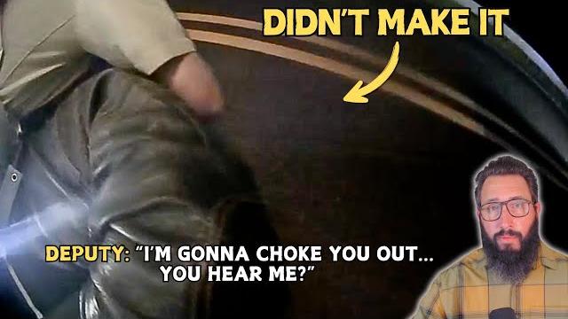Motorcyclist gets choked (to de@th) at traffic stop, cops pretend he od'd | busted by bodycam Motorcyclist gets choked (to de@th) at traffic stop, cops pretend he od'd | busted by bodycam