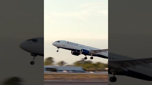 Sunset a220 departing sna #bmpcc Sunset a220 departing sna #bmpcc