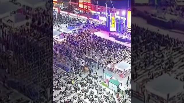 淄博烧烤再次火爆,淄博20天建成了,淄博万人烧烤城。️ 淄博烧烤再次火爆,淄博20天建成了,淄博万人烧烤城。️