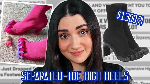 I wore 5-toe high heels for a week I wore 5-toe high heels for a week