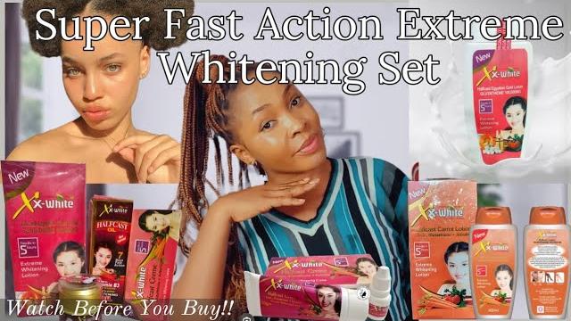 Cheap whitening lotion | xx-white halfcast lotion set super fast action extreme whitening set Cheap whitening lotion | xx-white halfcast lotion set super fast action extreme whitening set
