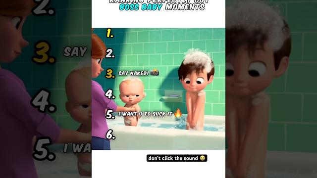 Ranking boss baby moments Ranking boss baby moments