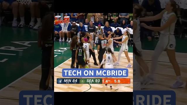 Tech on kayla mcbride for throwing the ball at erica wheeler for breaking the “unwritten rule” Tech on kayla mcbride for throwing the ball at erica wheeler for breaking the “unwritten rule”