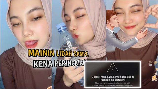 Live hijab mainin lidah sampe kena pelanggaran Live hijab mainin lidah sampe kena pelanggaran