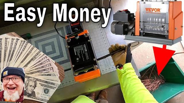 Copper wire stripping made easy Copper wire stripping made easy