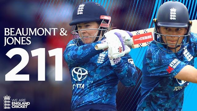 Incredible opening partnership! beaumont & jones lead from the front | england women v west indies Incredible opening partnership! beaumont & jones lead from the front | england women v west indies