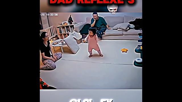 Dad reflexes dad safe his baby capture in camera #dadreflex #trolledit #phonk #superdad Dad reflexes dad safe his baby capture in camera #dadreflex #trolledit #phonk #superdad