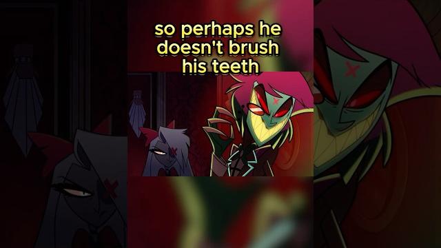 Why does alastor have yellow teeth in hazbin hotel? Why does alastor have yellow teeth in hazbin hotel?