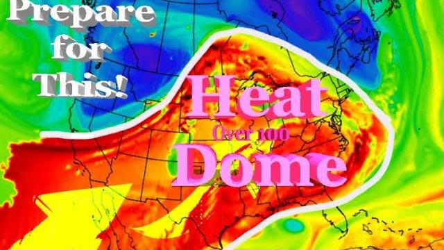 Get ready! huge heat dome on the move! Get ready! huge heat dome on the move!