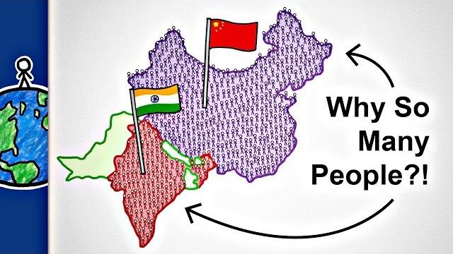 Why do india and china have so many people? Why do india and china have so many people?