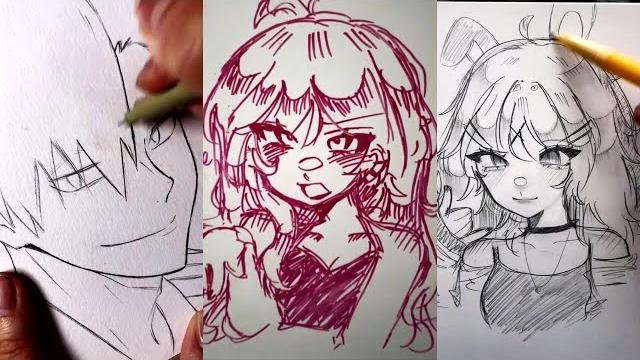 ️art drawing tiktok compilations ~ anime #157 ️art drawing tiktok compilations ~ anime #157