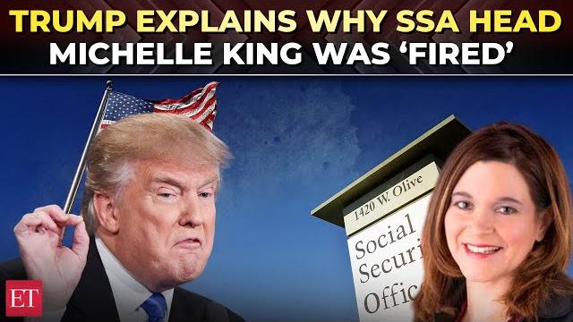 'massive fraud…': trump explains why social security administration head michelle king was ‘fired’ 'massive fraud…': trump explains why social security administration head michelle king was ‘fired’
